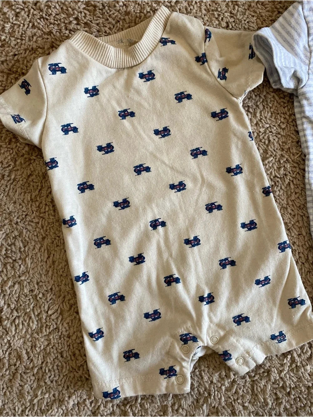 Wrangler boys summer rompers 0-3 months